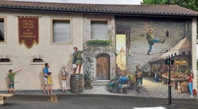 Fresque murale chazay
